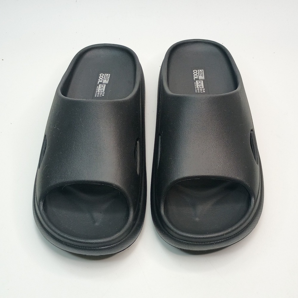 32 Degrees Cool Cushion Slides Women Size 7.5-8.5 Medium Black EVA Foam - Picture 2 of 8